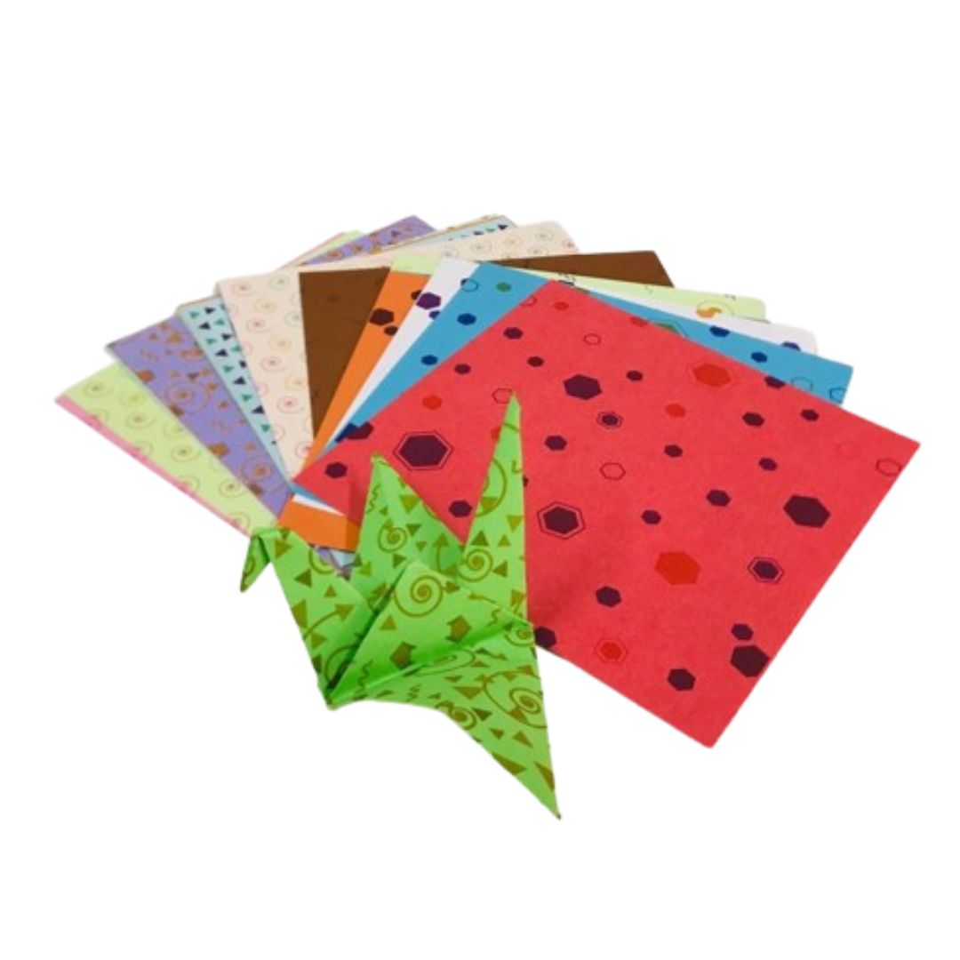 Colorful Patterned Origami Paper - 12*12 CM